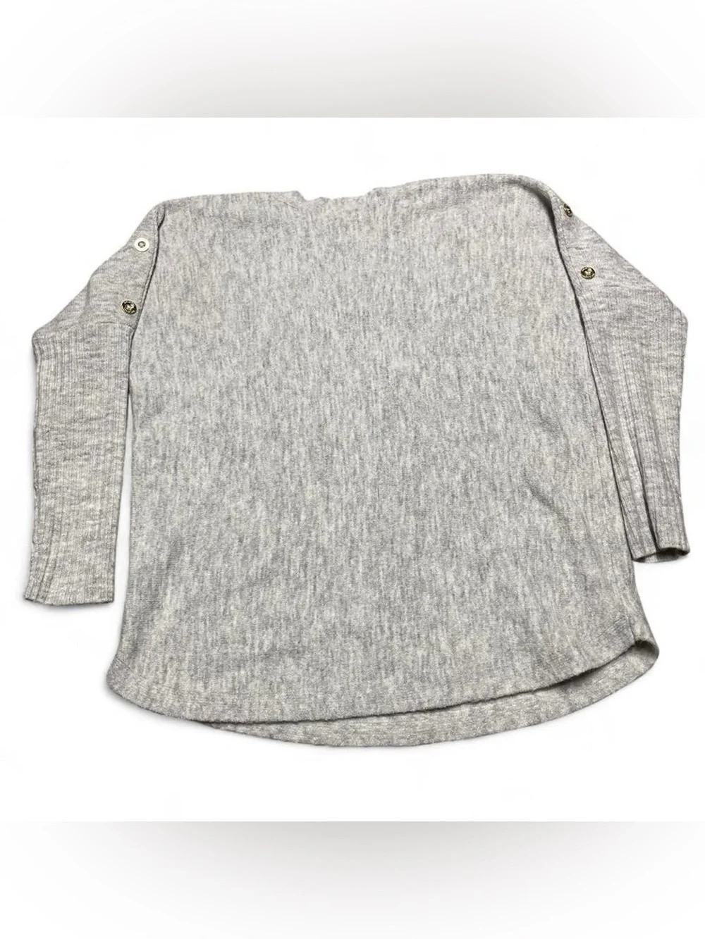 Lilly Pulitzer Womens Medium Arna Pullover Sweater Seaside Grey Relaxed Fit - Picture 6 of 10